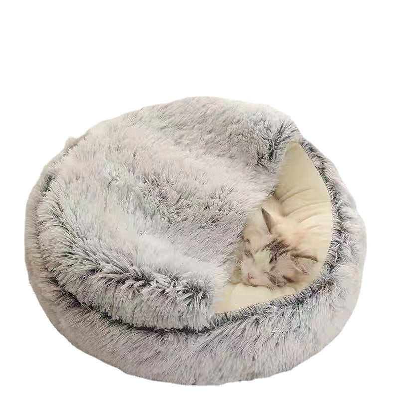 ShellNest Covered Cat Bed
