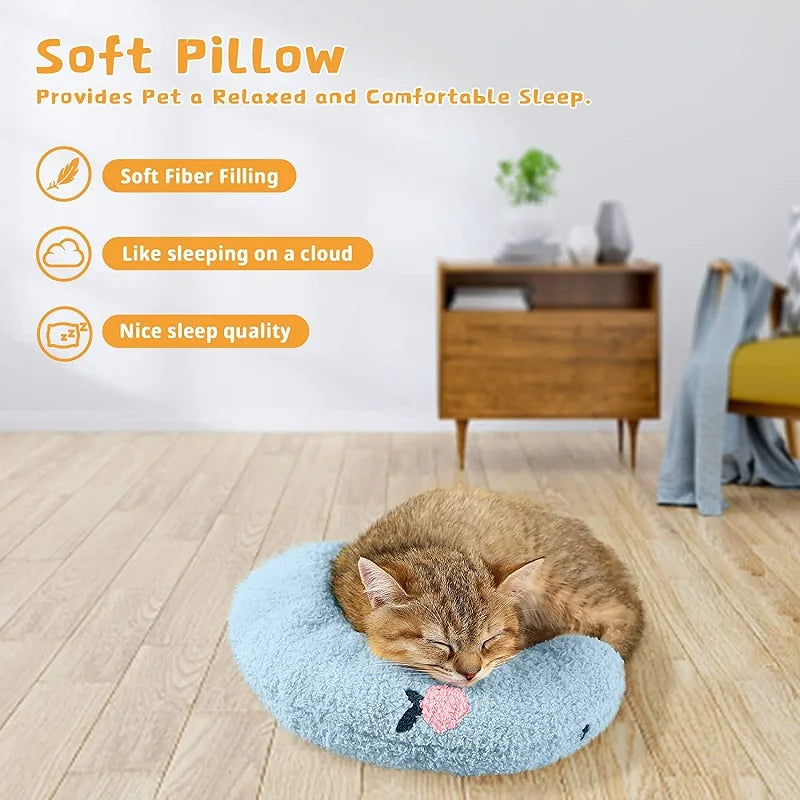 Pet Sleep Pillow – Neck Support for Cats & Dogs