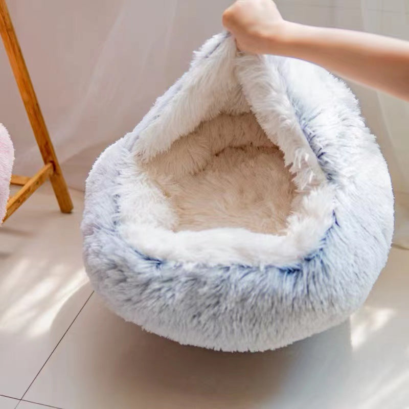 ShellNest Covered Cat Bed